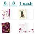 thumbnail image 5 of Tree-Free Greetings Thank You Greeting Card 8 Pack, 5x7, Floral Thank You (GA53658), 5 of 8