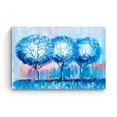 thumbnail image 3 of Startonight Canvas Wall Art Abstract - Blue Landscape, Trees over Time Painting - Artwork Print for Bedroom 24" x 36"&nbsp;, 3 of 6