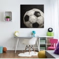 thumbnail image 3 of Stupell Industries Soccer Ball Photography Sports Photography Gallery Wrapped Canvas Art Print Wall Art, 36 x 36, 3 of 8