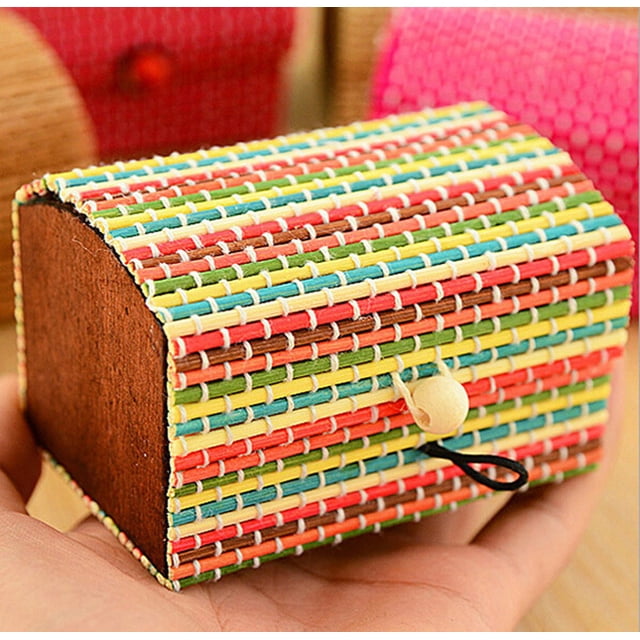 Large Capacity Creative Bamboo Storage Box Soap Box Jewelry Box Easy to Store Storage Organizer Closet Storage Storage Bag Home Storage Solution Fabric Storage Lightweight Design Durable Material