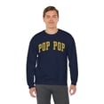 thumbnail image 5 of Pop Pop Sweatshirt Gifts Crew Neck Shirt Long Sleeve Unisex, 5 of 5