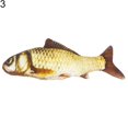 thumbnail image 2 of POINTERTECK Creative Carp Catnip Stuffed Pillow Fish Plush Cat Toy Playing Pet Accessories, 2 of 8