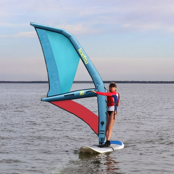 4.2㎡ Paddle Board Sail, Inflatable, Waterproof Oxford Cloth, Ideal for Surfing, Comfortable Handles, 360° Base Rotation for All Skill Levels