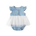 thumbnail image 2 of Matching Mommy and Daughter  Vest Dress Italian Strap Pocket Button Dress Outfits, 2 of 7