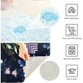 thumbnail image 4 of Dreamtimes Bath Mats Toiletry Mat Geometric Flower Print, Bath Mats for Bathroom Non-Slip Super Soft Absorbent Microfiber Bath Rugs, Bathroom Rugs for Bathroom Floor, Tub and Shower, 17.3"x13.4", 4 of 4