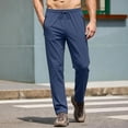 thumbnail image 2 of Men's Lightweight Hiking Pants Quick-Dry Outdoor Sweatpants Workout with Zipper Pockets,M, 2 of 8