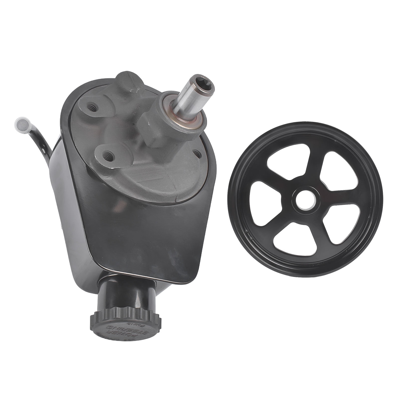 NEWZQ Front Power Steering Pump with Pulley for Chevrolet GMC C1500 K2500 Pickup SUV 1990-1995 1Pc