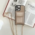 thumbnail image 1 of Nalacover Wallet Case for iPhone 13 Pro, PU Leather Crossbody Chain Shoulder Strap Cover with Card Slots Kickstand Magnetic Purse Case for iPhone 13 Pro Women Girls,Gold, 1 of 9