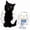 White, variant on Cat Muscle Arms Funny - 3D Printed Buff Cat Shoulder Outfit with Big Biceps Hands, Lightweight Neck Hanging Pet for Cats & Small Dogs, Spooky Cosplay Photo (Skin, Medium)