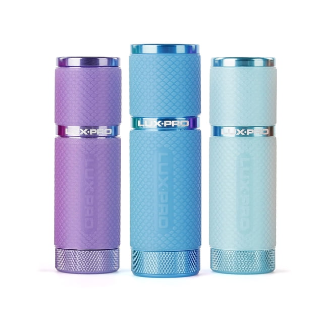 Linterna LUXPRO LP395, gel LED que brilla en la oscuridad, color morado