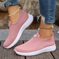 thumbnail image 3 of Rokment Womens Orthopedic Slip on Socks Walking Running Shoes Comfortable Arch Support Memory Foam Cross-Training Non Slip Nursing Sneakers Pink Size 6.5, 3 of 6