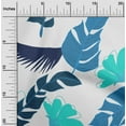 thumbnail image 2 of oneOone Cotton Poplin Medium Blue Fabric Tropical Craft Projects Decor Fabric Printed By The Yard 56 Inch Wide, 2 of 4