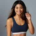 thumbnail image 2 of Jockey Women's Bras Retro Stripe Bralette Grey Heather M, 2 of 3