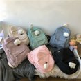 thumbnail image 3 of Schoolbag Female Student Korean Version Female Junior High School College Solid Color Backpack Versatile High-value Backpack, 3 of 5