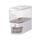 thumbnail image 1 of Dispensador de arroz, dispensador de alimentos, contenedor de almacenamiento de alimentos para cereales de arroz y harina de caramelo pequeño blanco, 1 of 9