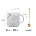 thumbnail image 4 of Bearachild Taza de café, cuchara, agua, jugo de cerámica, té de la leche, taza con asa, cocina, oficina, vasos, regalo de boda, accesorios para beber Juegos de servir café y té Bearachild HA080592-00, 4 of 6