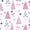 White Pink 01, variant on Erosebridal Bowknot Christmas Tree Twin Quilt Set, Kawaii Ribbon Twin Coverlet Set, White Pink, 2-Piece, 1 Bedspread and 1 Pillowcase