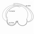thumbnail image 3 of Chest Chain Rhinestone Bra Body Chain Sparkly Bikini Bra Chest Chains Silver Chest Bracket Chain Bra Party Body Jewelry Accessories for Women, 3 of 4