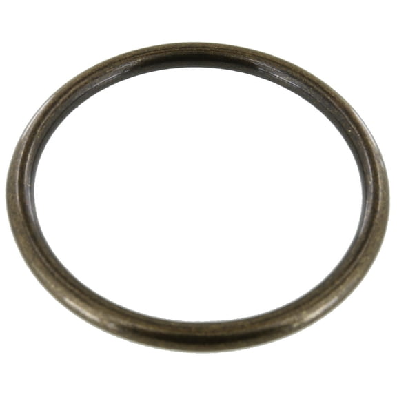 ORT Antique Brass, Thin O-Ring, Solid Brass-LL, 2-1/2"