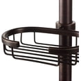thumbnail image 5 of 28in. Adjustable Slide Bar with Integrated Soap Dish Oil Rubbed Bronze, 5 of 6