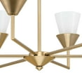 thumbnail image 4 of P400372-205-Progress Lighting-Pinellas - 6 Light Chandelier-11.25 Inches Tall and 30 Inches Wide-Soft Gold Finish, 4 of 9