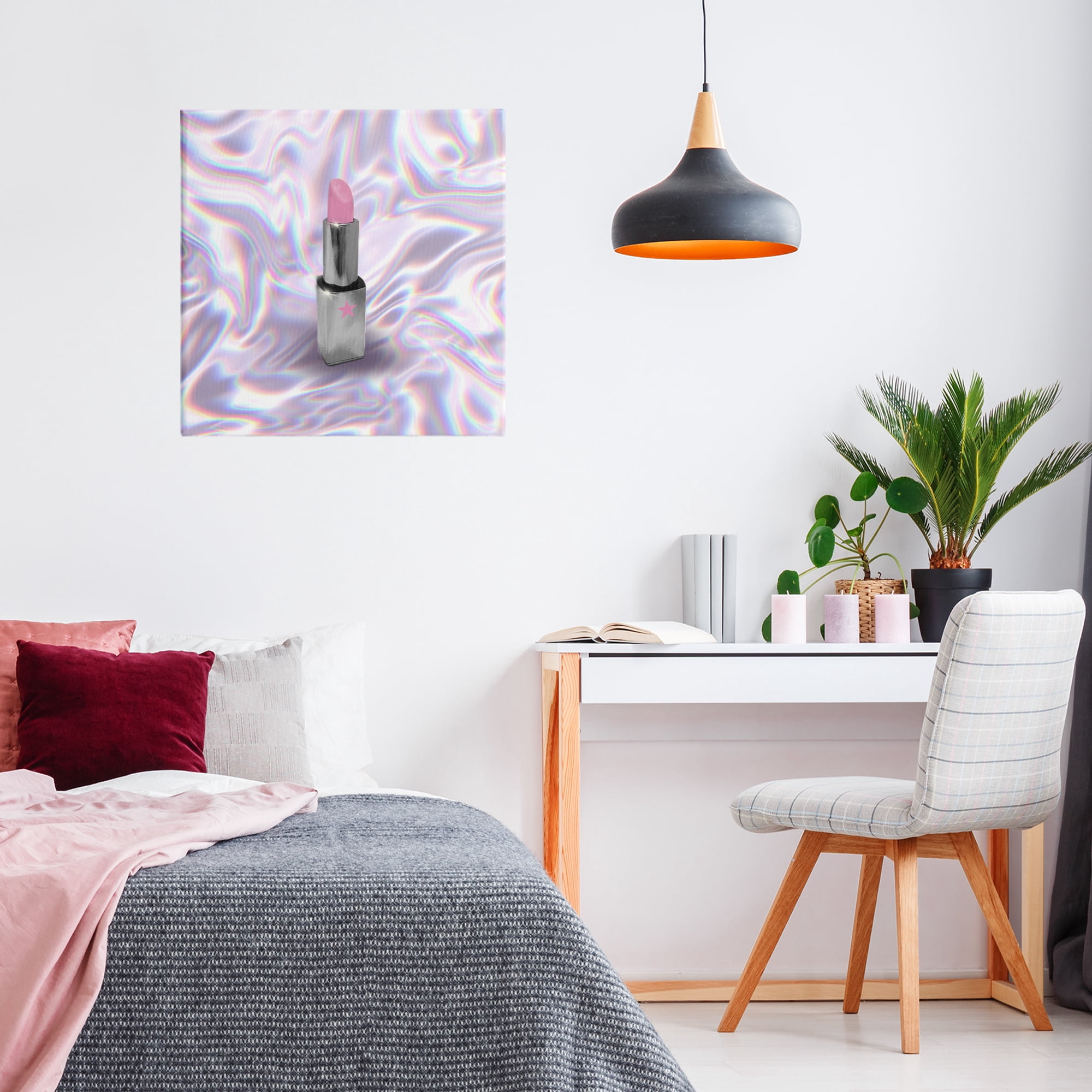 Stupell Industries Iridescent Icon Lipstick Canvas Wall Art, design by Matthew Piotrowicz