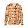 thumbnail image 1 of Fotbe Dachshund Dog Puppy Chaqueta con Protección Solar UPF 50+ para Hombre y Mujer, Camisa con Capucha y Bolsillos-3X-Large, 1 of 7