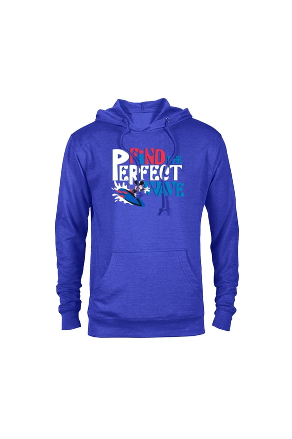 Mickey Mouse Summer Surfing Find the Perfect Wave- Pullover Hoodie for Adults - Customized-Royal