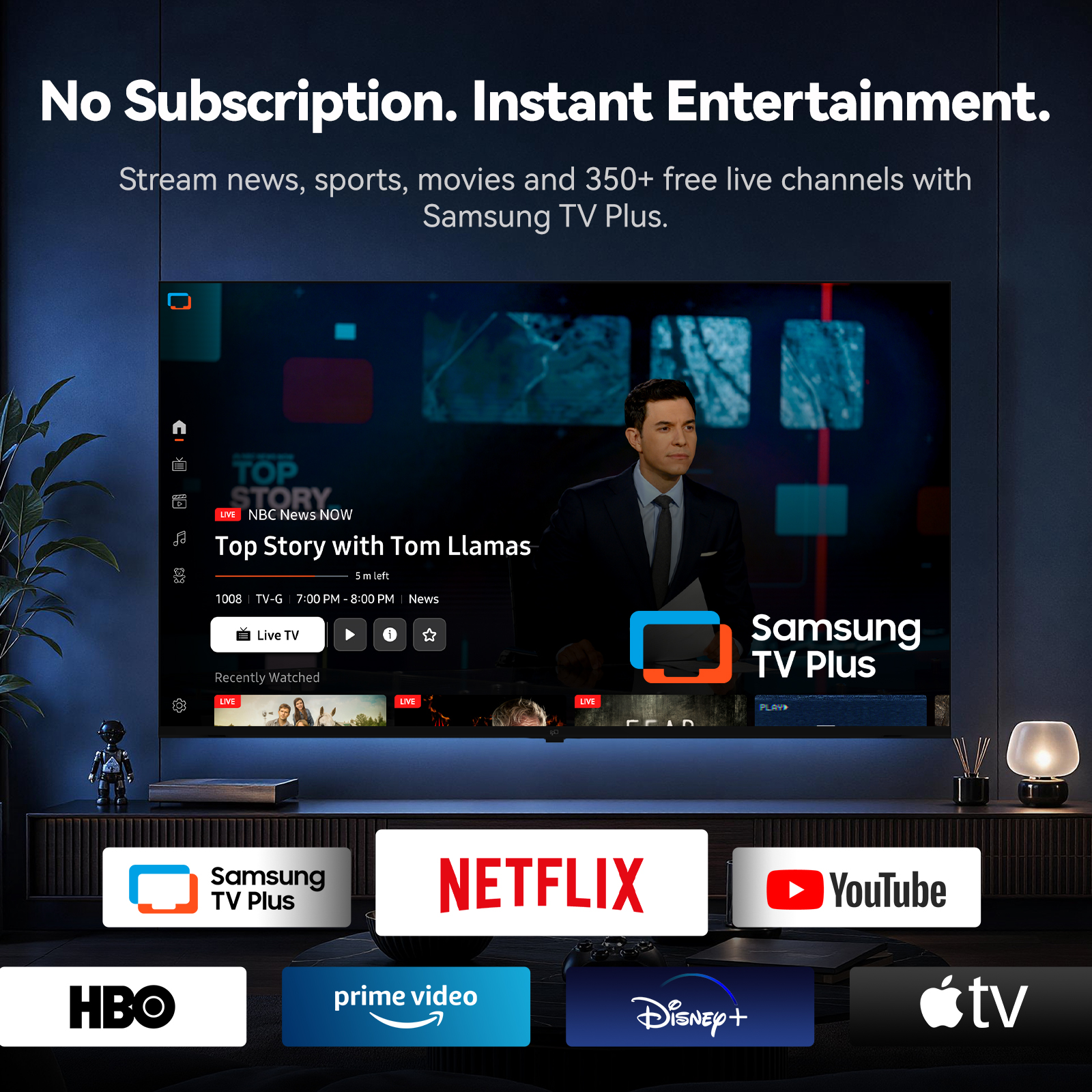 FPD 40" 1080p FHD Smart TV with Tizen photo 3
