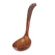 thumbnail image 2 of Cuchara De Madera, Cuchara De Mango Curvo Con Bordes Brillantes Para Revolver Alimentos Ccdes Otros, 2 of 8