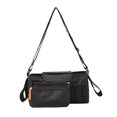thumbnail image 3 of Bolsa colgante para cochecito, bolsa de almacenamiento para cochecito, cochecito ligero de gran capacidad, bolsa de pañales, organizador para compras Negro, 3 of 9