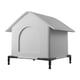 thumbnail image 5 of Caseta exterior para gatos, cómoda, impermeable, con cama y soporte elevado para todo tipo de lluvia. L, 5 of 9