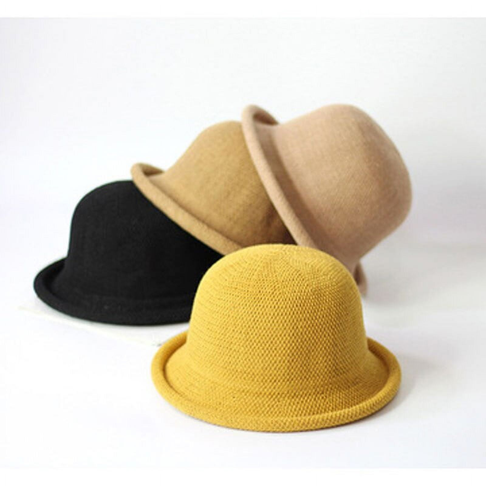 CoCopeaunt New Round Top Hat With Rolled Brim, Autumn And Winter