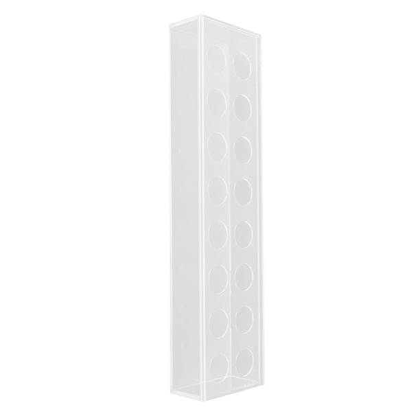 Jarrón Rectangular Acrílico, Jarrón Largo Y Transparente, Pieza Central Floral Para La Recepción De Mesa De Comedor Decoraciones Para La Fiesta Del Hogar