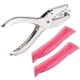thumbnail image 3 of 3-pack Handheld Hole Punch for Paper, Metal Single Hole Punch, Circle Star Heart Shape Hole Punches, 3 of 5