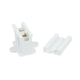 thumbnail image 2 of Novelty Lights SPT-1 Female Vampire Socket, 25 Pack White, Simple Slide-On Back, 8 Amp Rating for Indoor or Outdoor Use, Polarized Power Connector for Christmas Lights, 2 of 7