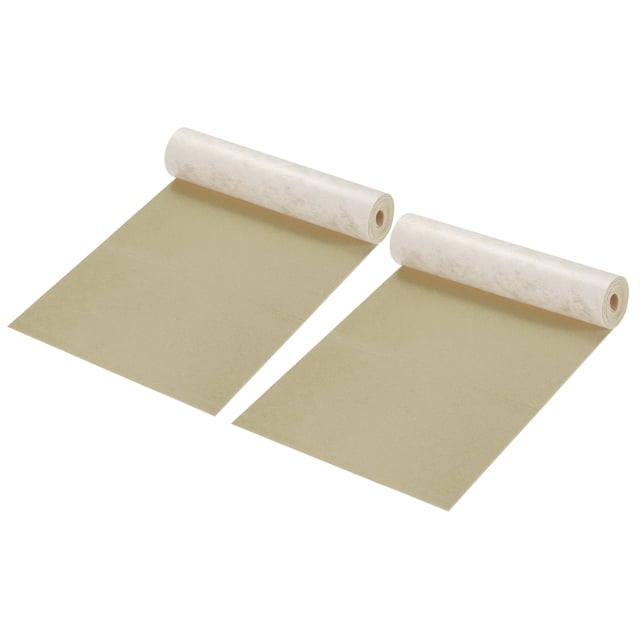 Unique Bargains Patchs en Velours Autocollants Patchs de Réparation Beige 58'x8' Lot de 2