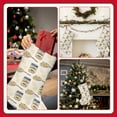 thumbnail image 7 of Uemuo Peanuts Print Christmas Stockings, 18inch Xmas Hanging Stocking Decorations for Christmas Party Family Decor, 7 of 7