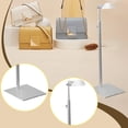 thumbnail image 4 of Expositor de bolsos de mesa para colgar bolsos de noche, altura ajustable para joyas plata, 4 of 6