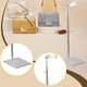 thumbnail image 4 of Expositor de bolsos, organizador de joyas, base estable, colgador de bolsos, soporte para collares, estante para colgar bolsos de noche para mostrador plata, 4 of 6