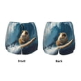 thumbnail image 5 of Lsque Surfing Guinea Pig Printed Women's Running Shorts with Liner Pockets,Elastic Quick Dry Workout Athletic Gym Yoga Shorts,Womens High Waist Shorts-Large, 5 of 9