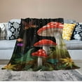 thumbnail image 2 of JRXY Mushroom Blanket, Mushroom Gifts for Women, Soft Cozy Flannel Mushroom Throw Blanket Mushroom Cottagecore Stuff Gifts for Mushroom Lovers Couch Bedding Decor White, 2 of 6