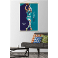 thumbnail image 2 of NBA Charlotte Hornets - LaMelo Ball 23 Wall Poster with Magnetic Frame, 22.375" x 34", 2 of 5