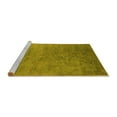 thumbnail image 2 of Ahgly Company Machine Washable Indoor Square Persian Yellow Bohemian Area Rugs, 8' Square, 2 of 4