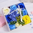 thumbnail image 4 of Juego de caja de flores artificiales para boda, dama de honor, ramos de novia, centros de mesa, decoración del hogar, regalo, 4 of 5