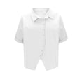 thumbnail image 6 of Khunlpohl Womens Button down Blouse Long Sleeve Shirts Spring Summer Comfort Casual Loose Collared Shirt Top, 6 of 8