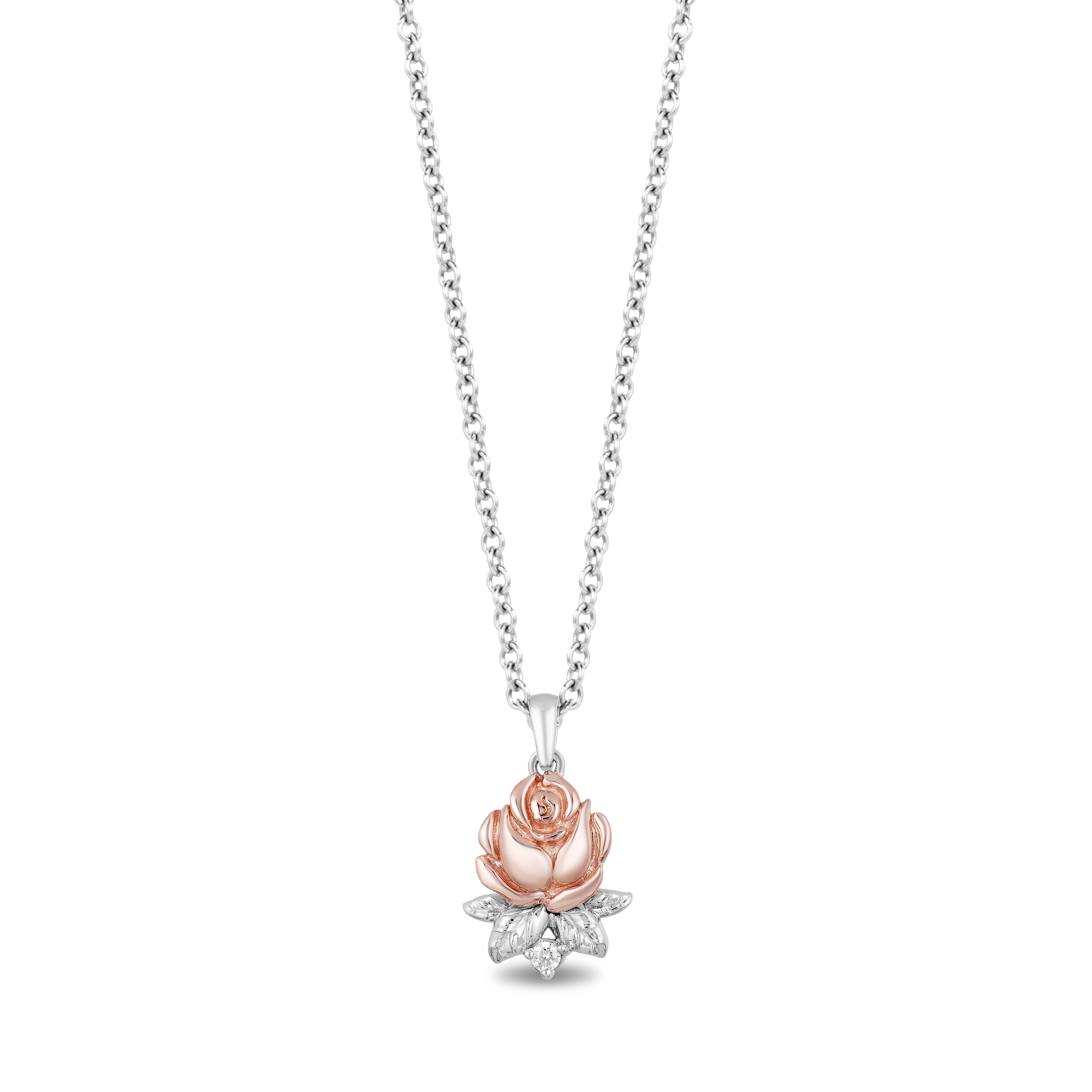 Disney belle rose necklace deals