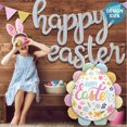 thumbnail image 3 of 30 inch Ruffled Floral Easter Egg Betallic Foil Mylar Balloon - Party Supplies Decorations, 3 of 3