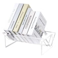 thumbnail image 1 of Sumerflos Acrylic Desktop Bookcase, Book Storage Organizer Bookshelves, Clear Mordern Tabletop Storage Rack for Office Home Shelf Display for Cd/Magazine/Book - Clear, 1 of 4
