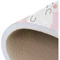 thumbnail image 6 of SKYSONIC Lightweight Soft Area Rugs White Bear On Pink Floor Mat for Kids Playing Room Hardwood Floor Living Room 63x48 inch Nursery Rugs, 6 of 6